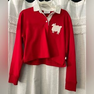 Princess Diana Inspired Sheep Rugby from Warm & Wonderful | Size Medium